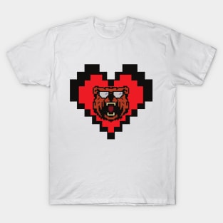 Pixel brown bear T-Shirt